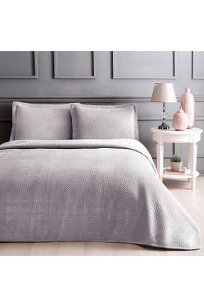 روتختی دونفره طوسی پلی استر Linens - کد 105197295