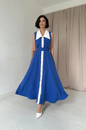 لباس سرمه ای زنانه بافتنی Butik - کد 924760301