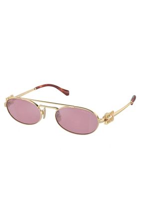 عینک آفتابی طلائی زنانه 53 Miu Miu - کد 806729694