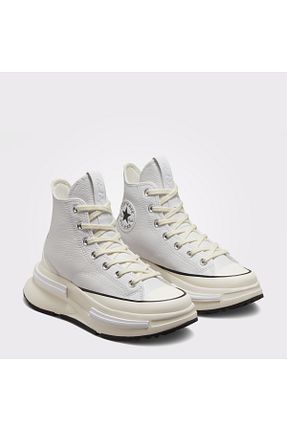 کفش اسنیکر سفید زنانه چرم اصل Converse - کد 865350218