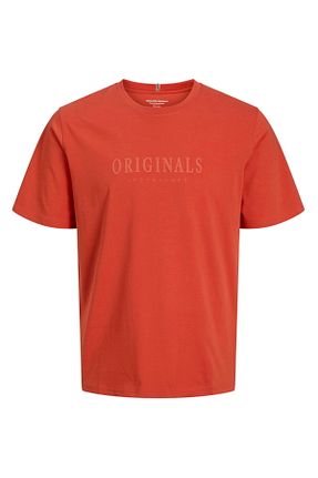 تیشرت نارنجی مردانه رگولار Jack & Jones - کد 924770866