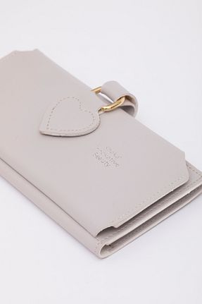 کیف پول طوسی زنانه سایز متوسط Shaka - کد 773603080