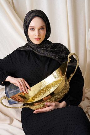 شال طلائی زنانه Madame Polo - کد 924315571