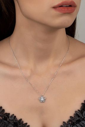 گردنبند نقره زنانه 925 عیار Swarovski - کد 770214122