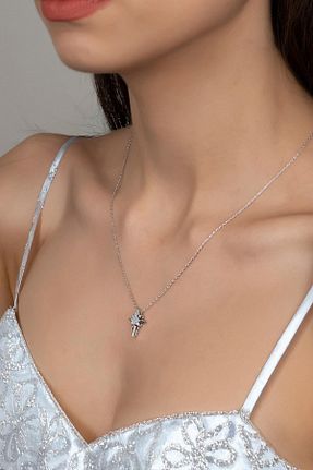 گردنبند نقره زنانه 925 عیار Swarovski - کد 770217580