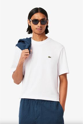 تیشرت سفید مردانه رگولار Lacoste - کد 924330898