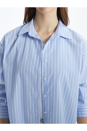 پیراهن آبی زنانه Relaxed LC Waikiki - کد 904125413