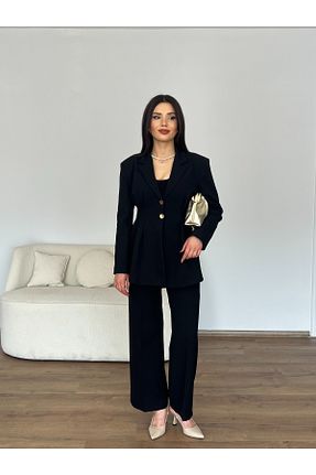 کت مشکی زنانه اورسایز Nesil - کد 924345486