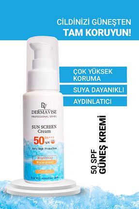 کرم ضد آفتاب صورت SPF 50 + Dermavise - کد 924105401