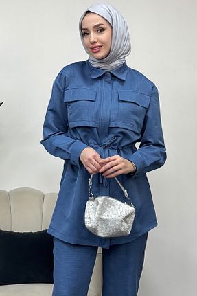 ست بالاتنه و پائین تنه رنگی زنانه بافتنی Tesettür Diyarı - کد 924336050