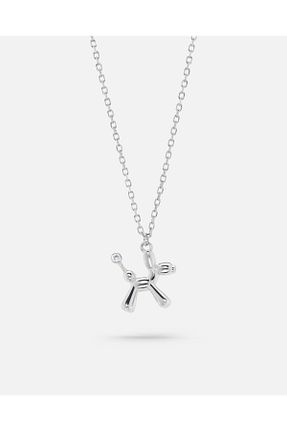 گردنبند نقره سفید زنانه 925 عیار MEKS PRIVE - کد 924354037