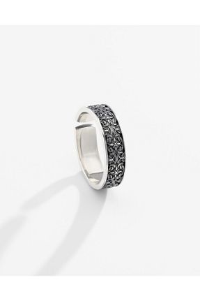 انگشتر نقره سفید مردانه 925 عیار MEKS PRIVE - کد 924358545