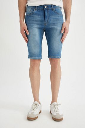 شلوارک و برمودا آبی مردانه Skinny Defacto - کد 853515722