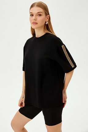 تیشرت رنگی زنانه اورسایز Allyco - کد 924121862
