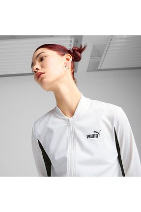 ست گرمکن سفید زنانه پلی استر Puma - کد 930019686