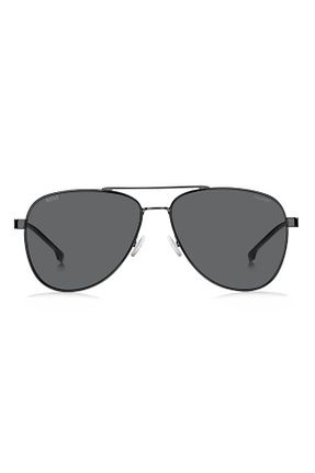 عینک آفتابی طوسی مردانه Hugo Boss - کد 924386626