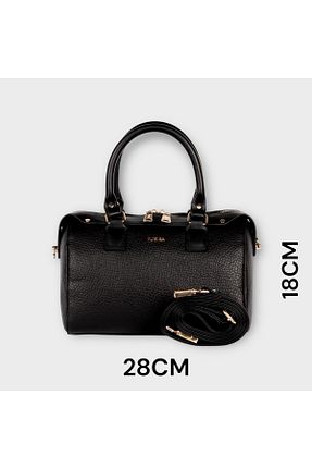 کیف دوشی مشکی زنانه چرم مصنوعی Tuğba - کد 924372494