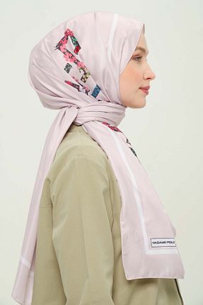 شال رنگی زنانه پلی استر Madame Polo - کد 924383772