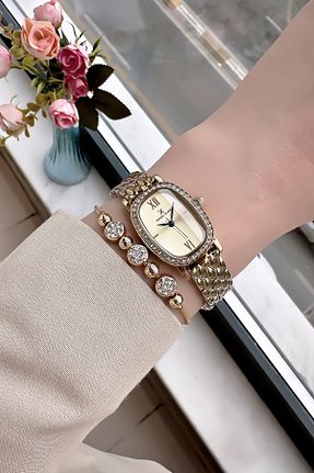 ساعت مچی طلائی زنانه 36-40 میلی متر Daniel Klein - کد 238501718