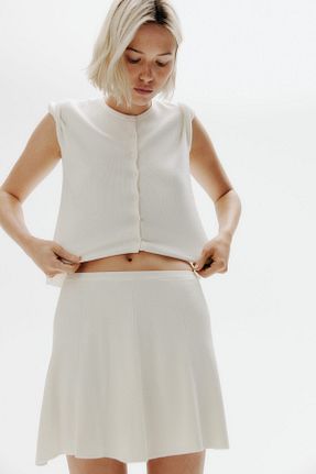 دامن زنانه تریکو H&M - کد 924395434