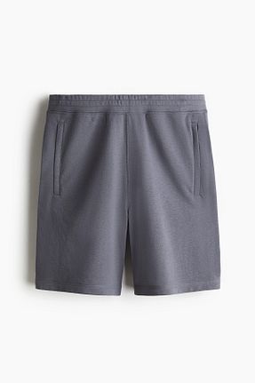 شلوارک و برمودا طوسی مردانه رگولار H&M - کد 924396156