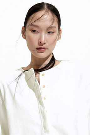 بلوز زنانه ساده H&M - کد 924396356