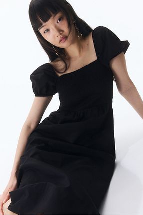 لباس مشکی زنانه بافتنی H&M - کد 924395778