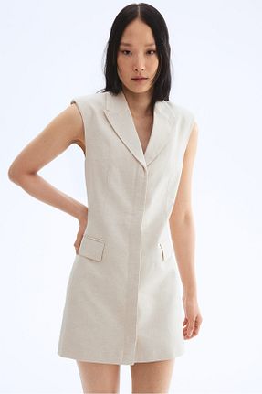 لباس بژ زنانه بافتنی H&M - کد 924396039