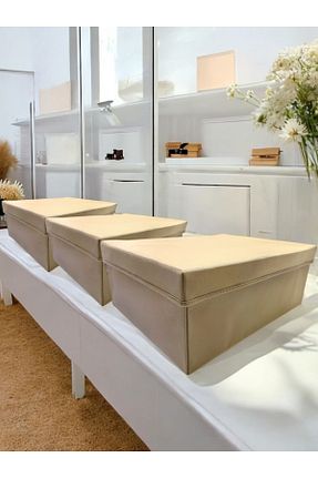 جعبه نگداری بژ پارچه Balkan Room - کد 924391891