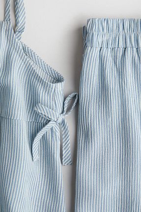 سرهمی آبی بچه گانه بند دار H&M - کد 925039029