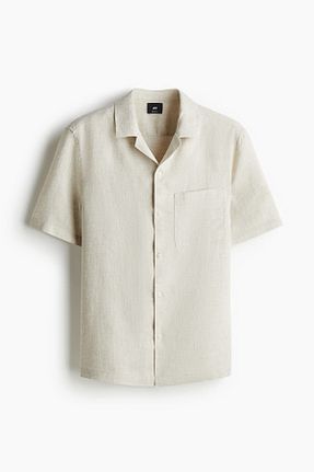 پیراهن مردانه یقه مردانه H&M - کد 924397037