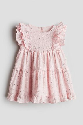لباس صورتی بچه گانه بافتنی H&M - کد 924396167