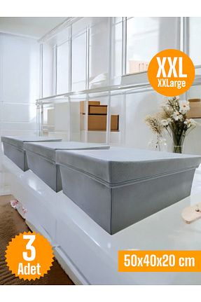 جعبه نگداری طوسی پارچه Balkan Room - کد 924391920