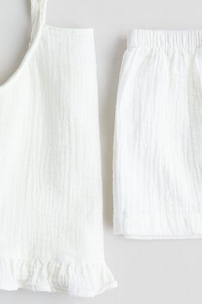 ست بالاتنه و پائین تنه بچه گانه پنبه ای H&M - کد 925039230