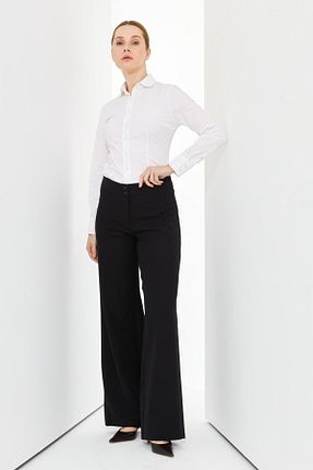 شلوار مشکی زنانه پارچه Doque - کد 924390618