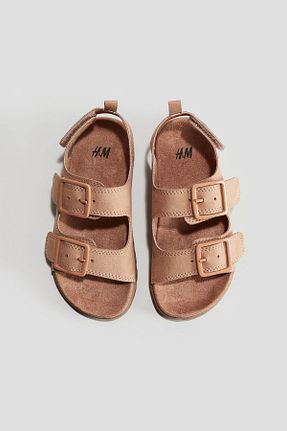 صندل بژ بچه گانه پاشنه تخت H&M - کد 924395811
