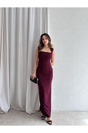 لباس زرشکی زنانه بافتنی Mooi Butik - کد 924403852