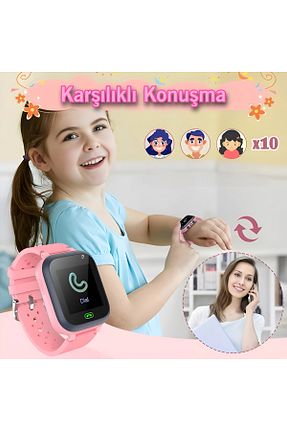 دستبند هوشمند بچه گانه صورتی Onkatech - کد 467802864