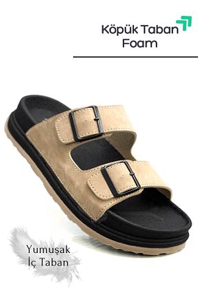 دمپائی بژ مردانه EVA Moda Anna - کد 925122496