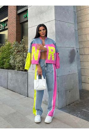 ست بالاتنه و پائین تنه صورتی زنانه بافتنی BRGCLOTHING - کد 924424194