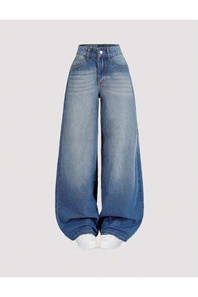 شلوار جین آبی زنانه فاق بلند shop - کد 924169433