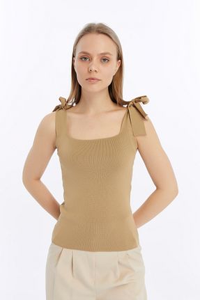 بلوز بژ زنانه ساده MA ananas - کد 924415996
