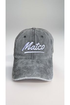 کلاه طوسی مردانه پنبه ای matco clothing - کد 847838931