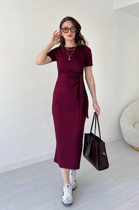 لباس زرشکی زنانه بافتنی Aventien - کد 924432550