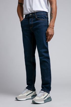 شلوار جین سرمه ای مردانه پاچه ساده Lee Cooper - کد 870029776