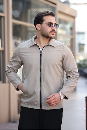 کت بژ مردانه اسلیم gm giyimarket - کد 924446852