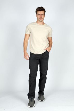 شلوار جین طوسی مردانه پاچه ساده Lee Cooper - کد 846382628