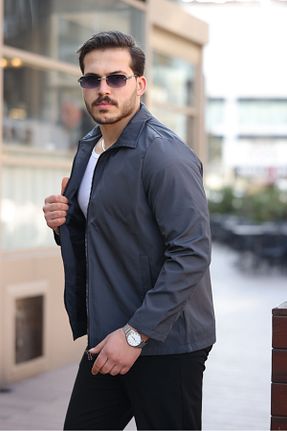 کت طوسی مردانه اسلیم gm giyimarket - کد 924447041