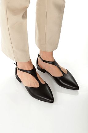 بابت مشکی زنانه چرم خالص manzo - کد 924441696