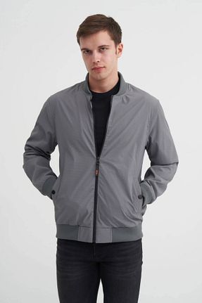 کاپشن طوسی مردانه رگولار Cazador - کد 903808181